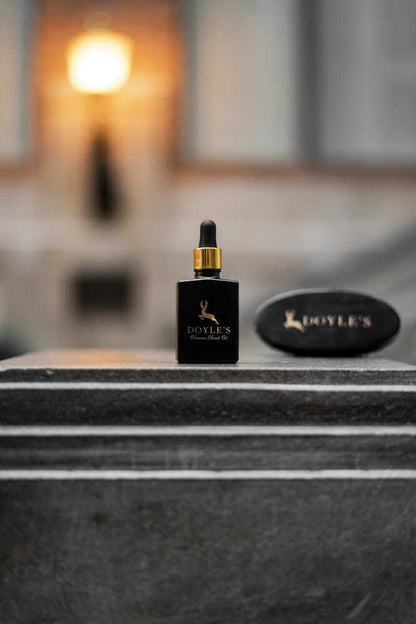 Doyle's Premium Beard Oil and Boar Bristle Brush